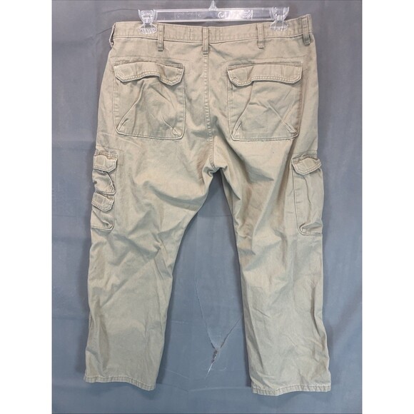 Wrangler Cargo Khaki Pants 70BRWS7 38x 30 - Picture 8 of 11
